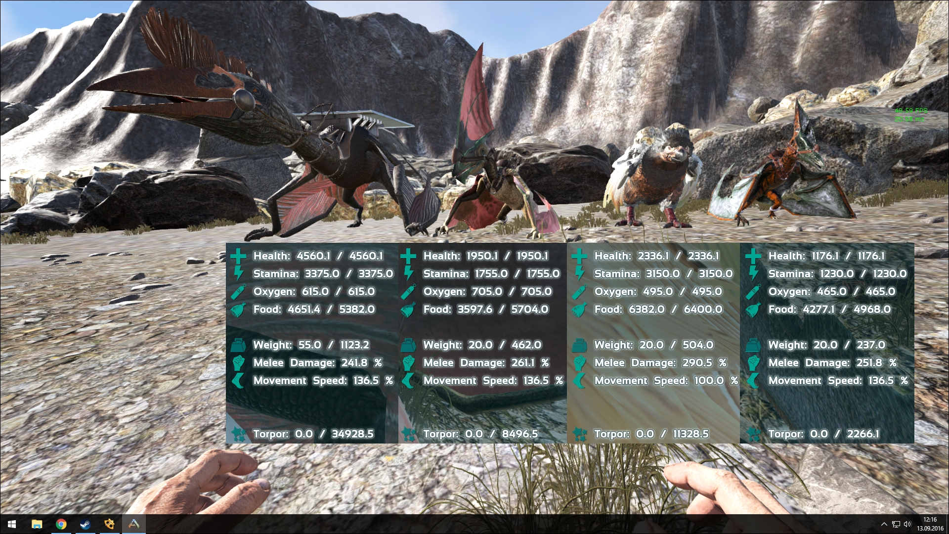 Flugdinos Vergleich