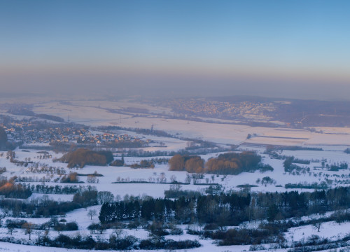 Panorama einer Schneelandschaft
