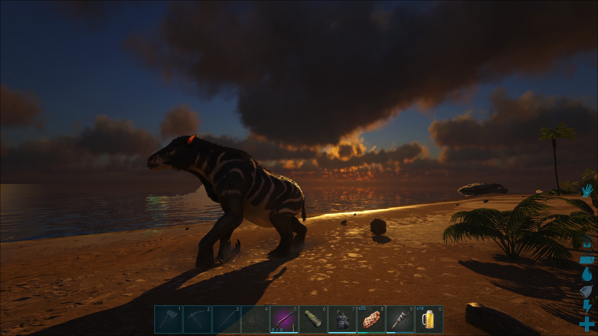 Dämmerung vor dem neuen Patch... gute alte Zeit, als man noch fliegen konnte zum Cali tamen...^^
