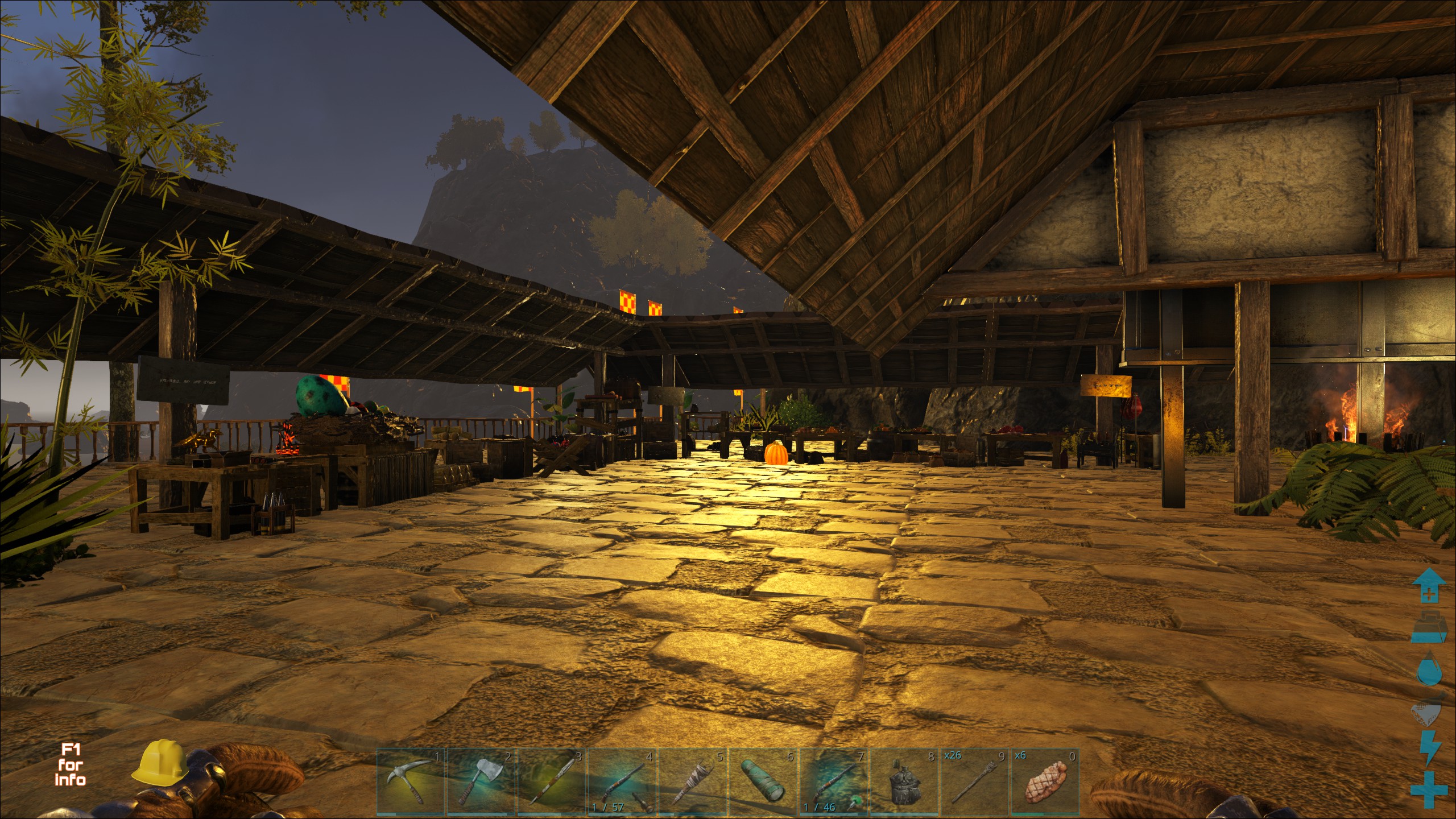 Marktplatz und Bibliothek mit Werkstatt auf unserem Ragnarok Server.