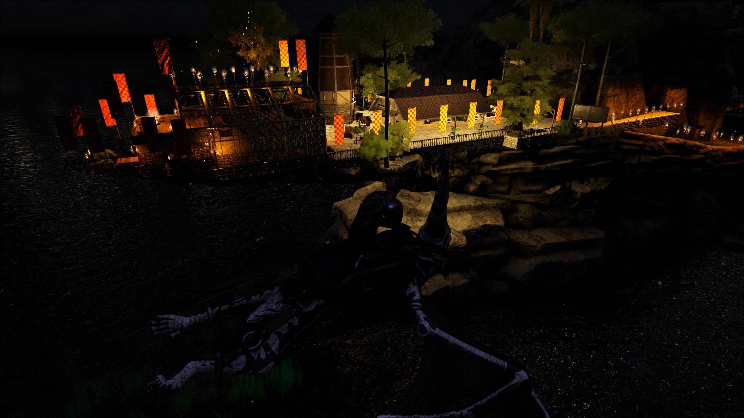Marktplatz und Bibliothek mit Werkstatt auf unserem Ragnarok Server.