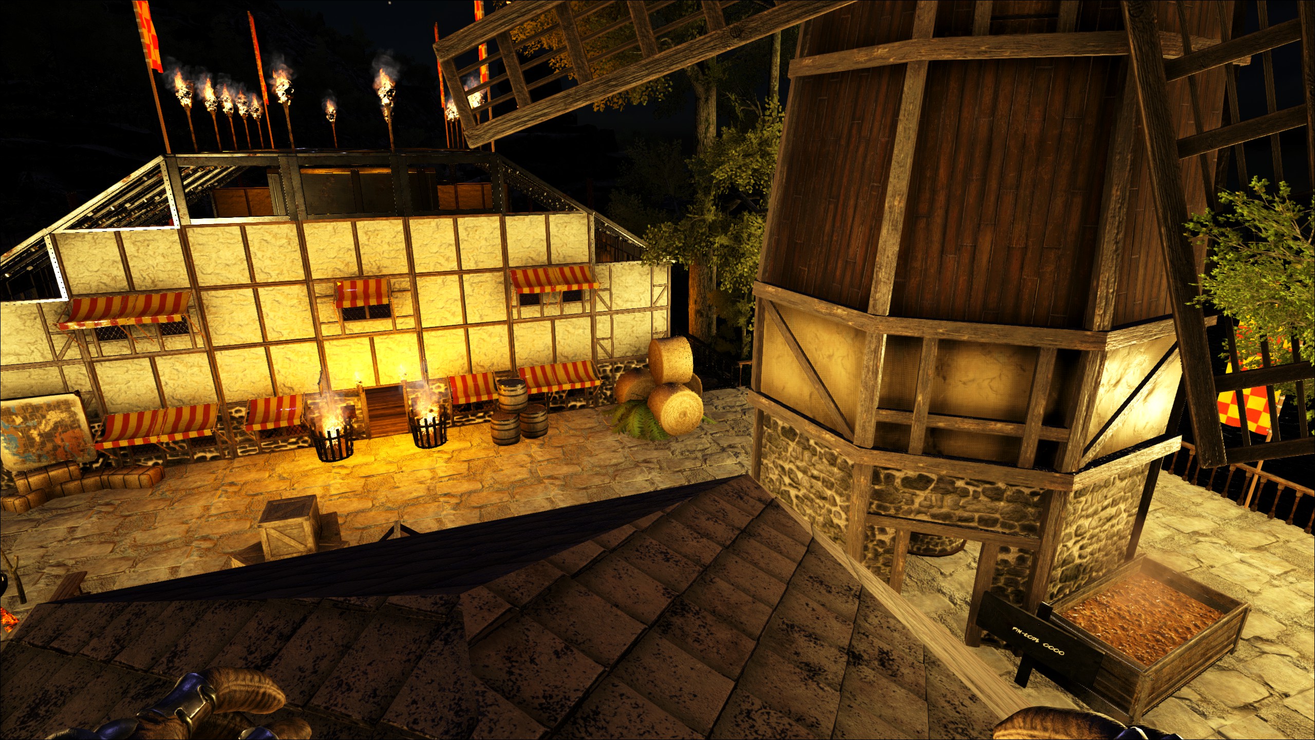 Marktplatz und Bibliothek mit Werkstatt auf unserem Ragnarok Server.