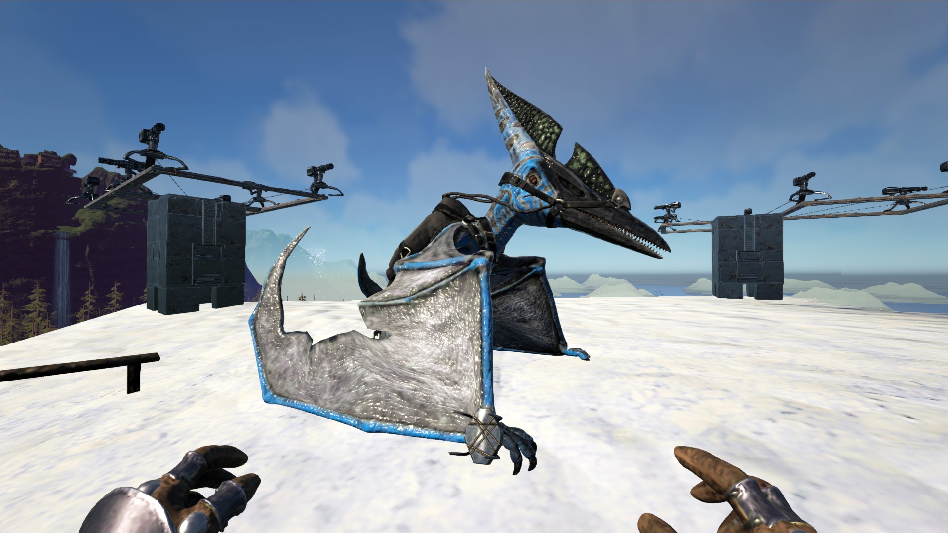 Hellblaue Farbmutation