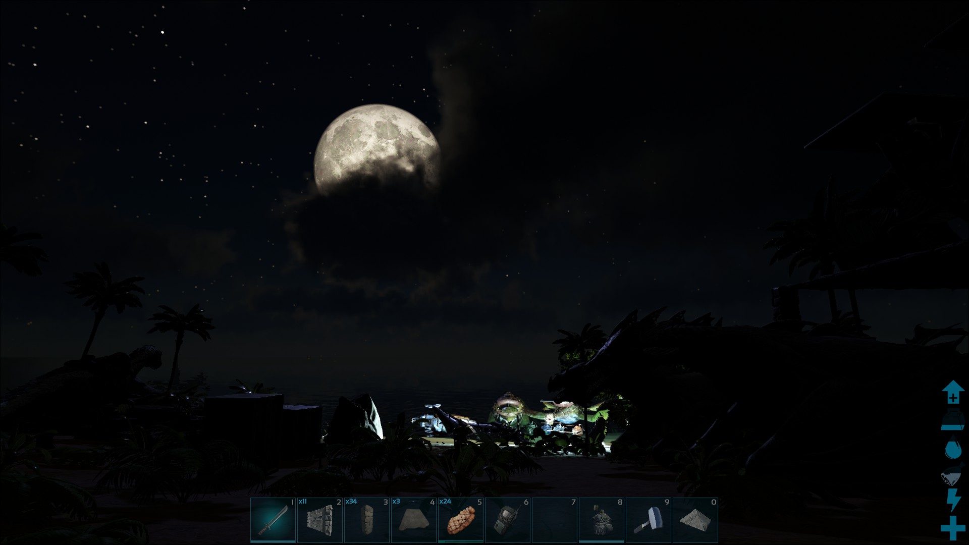 Auch bei Nacht kann sich Ark sehen lassen :)