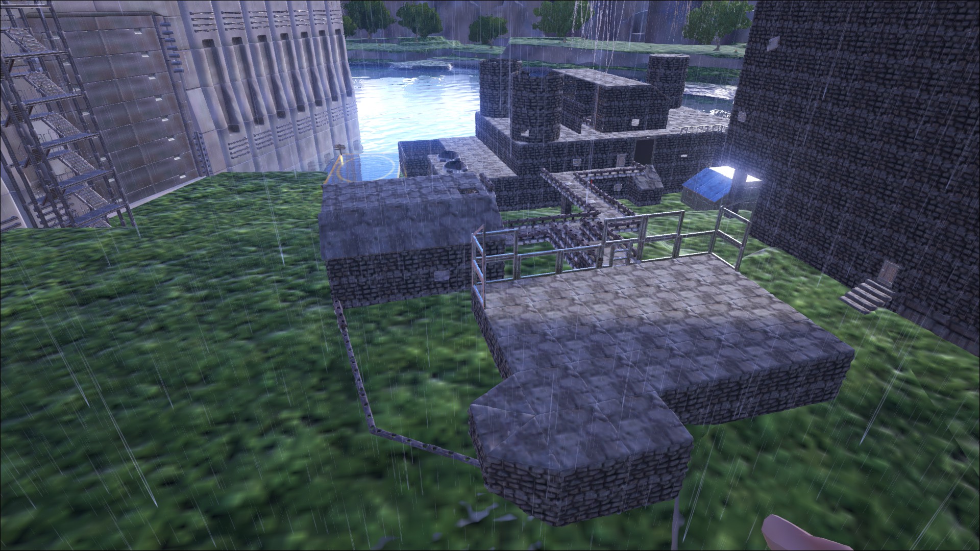 Neuer privater PVP Server, neues Glück  meine Base g^Gewächshäuser und Schweinestall im Bau