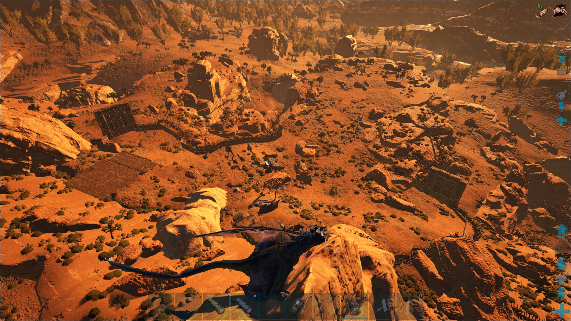 Die kläglichen Reste unserer Base auf SE