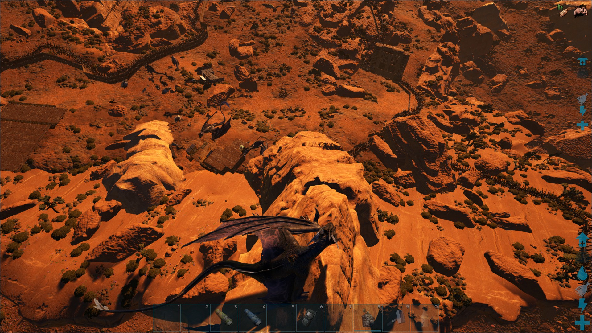 Die kläglichen Reste unserer Base auf SE
