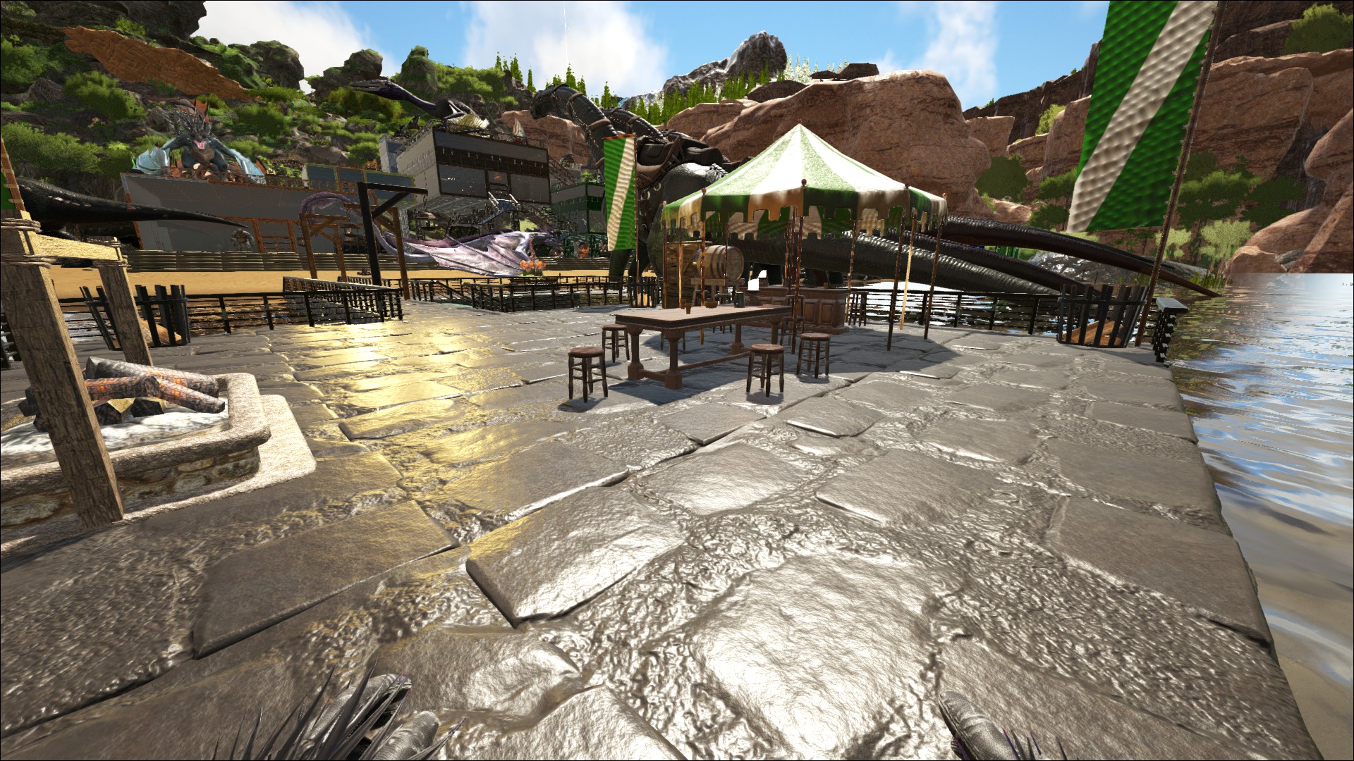 Strandbar mit Pool Day & Night