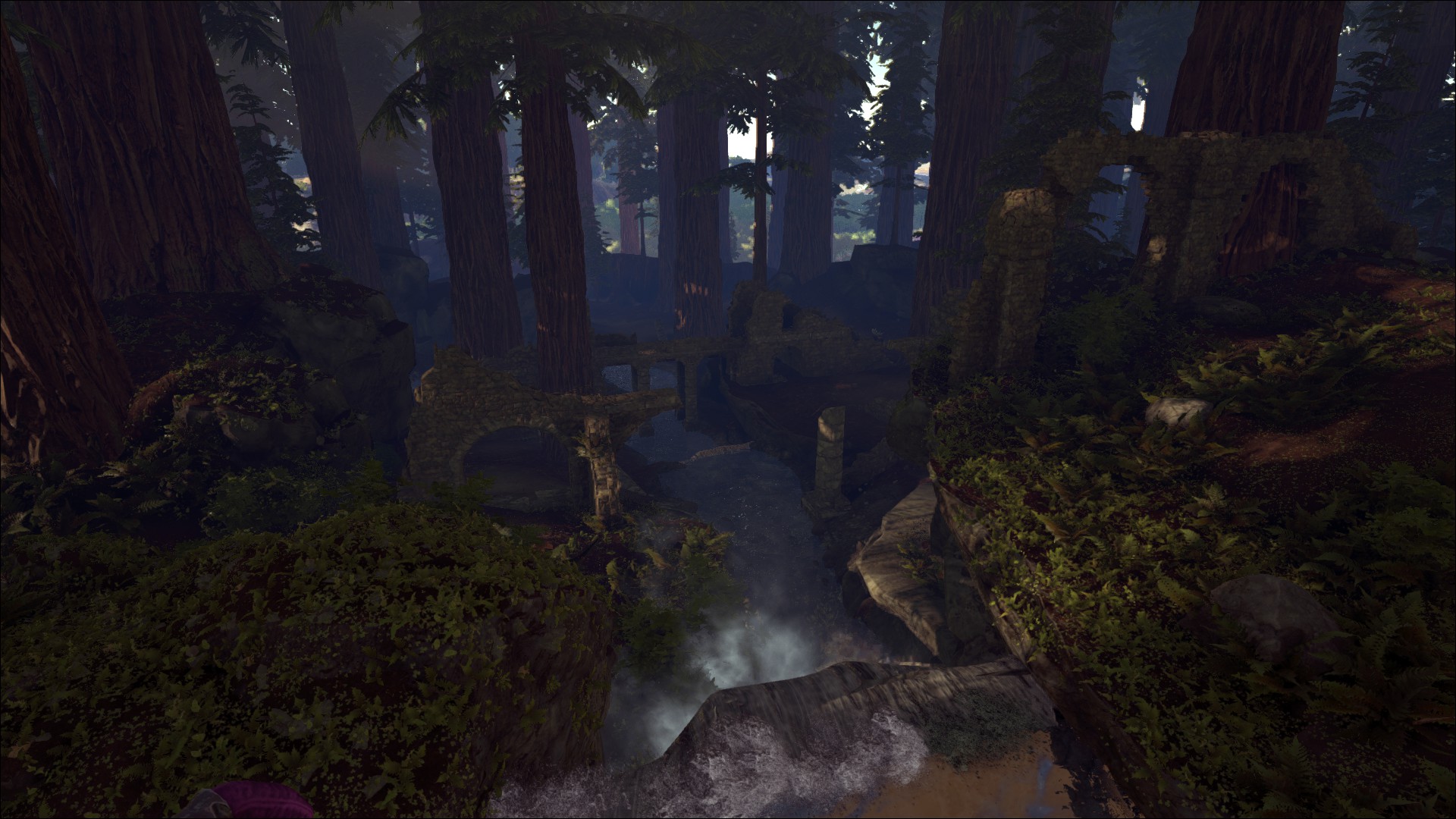 Ruine im Redwood Forest