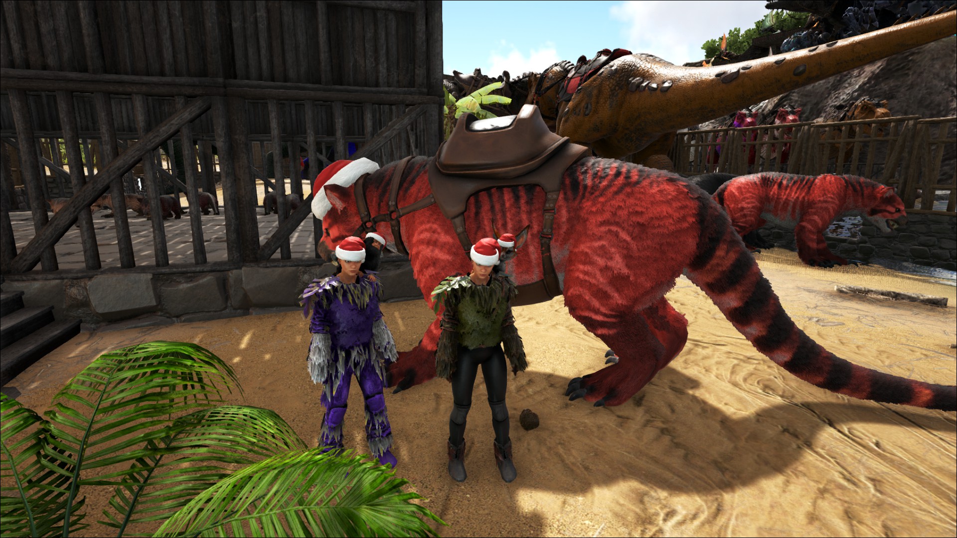 Santa Thyla und seine kleinen Gehilfen