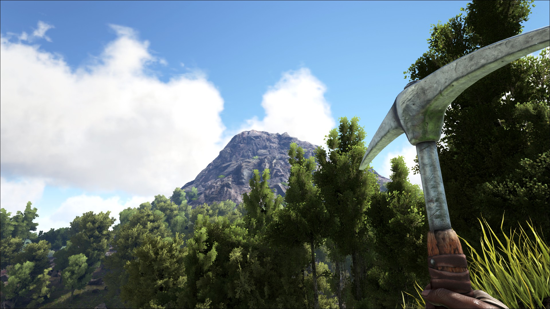 Berg auf TheIsland