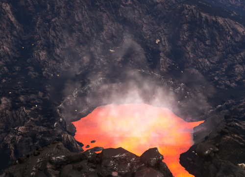 Vulkanausbruch auf Ragnarok