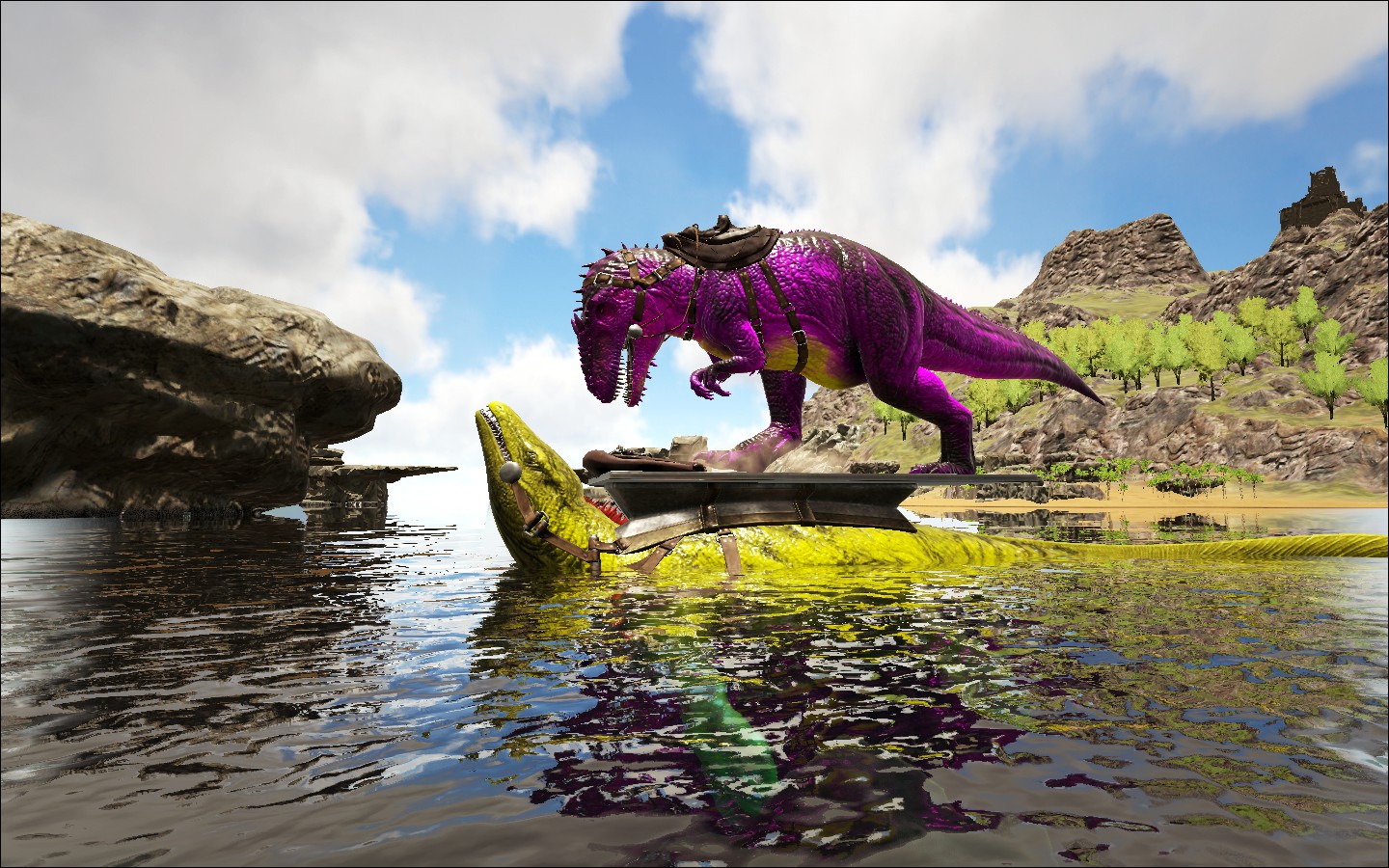 Die fürchterlichen Giganten von ARK... ganz schön... bunt
