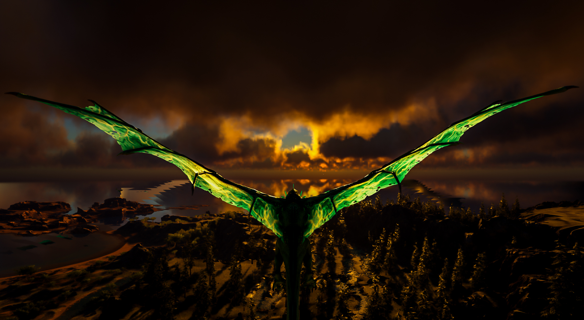 Sonnenuntergang auf Ragnarok