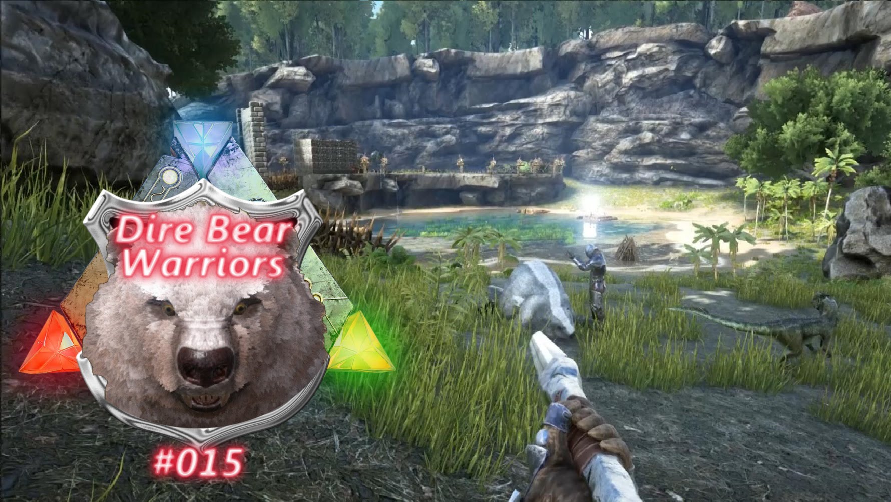 ARK: Dire Bear Warriors PVP [S0E015] ✪ Zähmen an einer fremden Base die zweite ✪ Sbz Lp