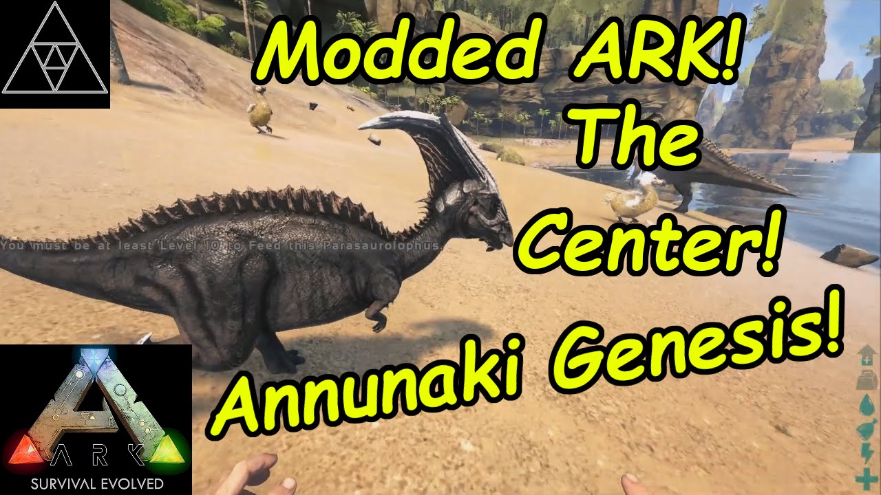 ARK Annunaki #001! Annunaki Genesis, Many New Items, uvm! The Center Map!