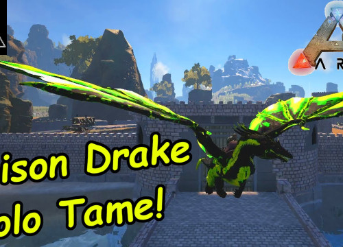 ARK Annunaki #048! Drache in der Box! - Poison Drake zähmen im Singleplayer!