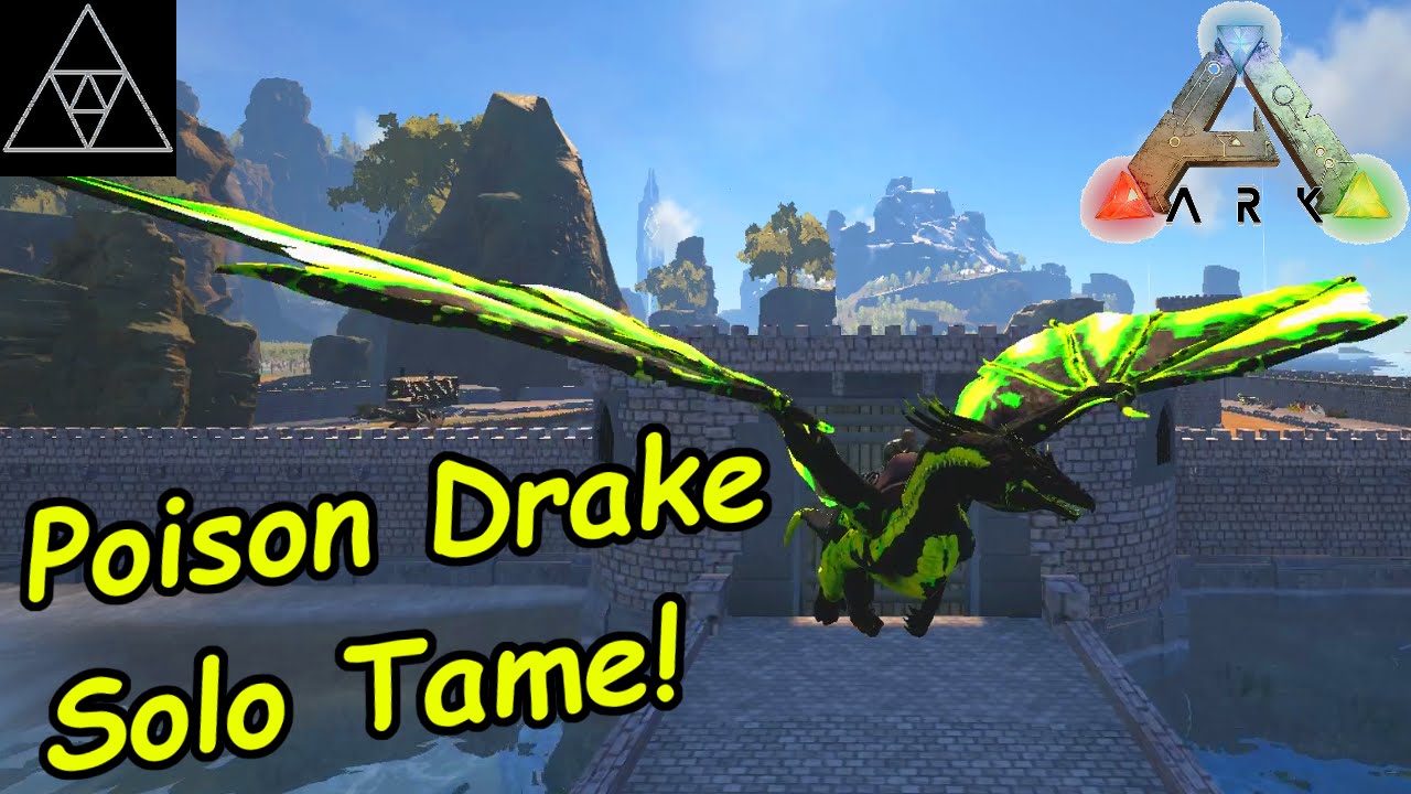 ARK Annunaki #048! Drache in der Box! - Poison Drake zähmen im Singleplayer!