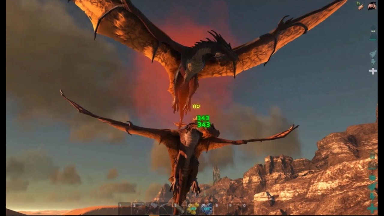 ARK Scorched Earth - Alpha Wyvern Jagd und Eier klauen