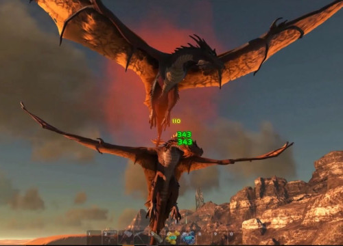 ARK Scorched Earth - Alpha Wyvern Jagd und Eier klauen