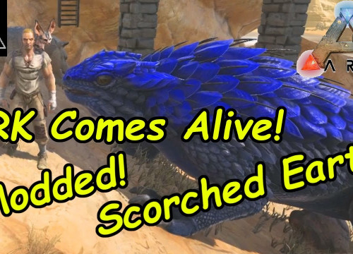 Modded ARK: Scorched Earth #001 ► ARK Comes Alive! Überlebenskampf - Allein in der Wüste!