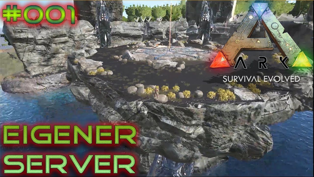 ARK Survival Evolved, unser erster server  - Let's Play #001 German Deutsch 2017