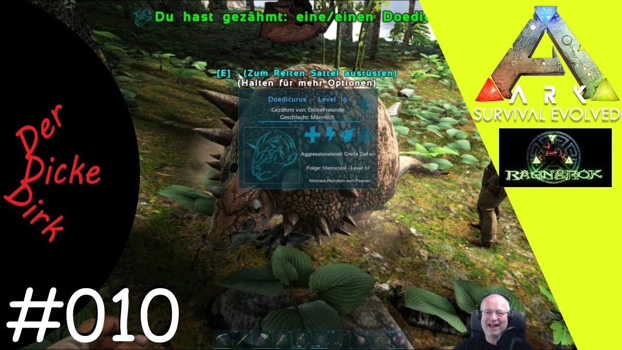 Geschafft!!! Doedicurus Speedzähmung!! - ARK Ragnarok | 010 | Lets Play Together | Deutsch |