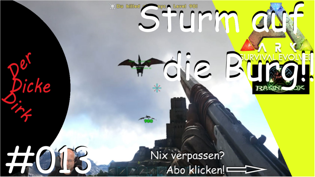 Onyc jagen - Sturm auf die Burg - ARK Ragnarok | 013 | Lets Play Together | Deutsch |