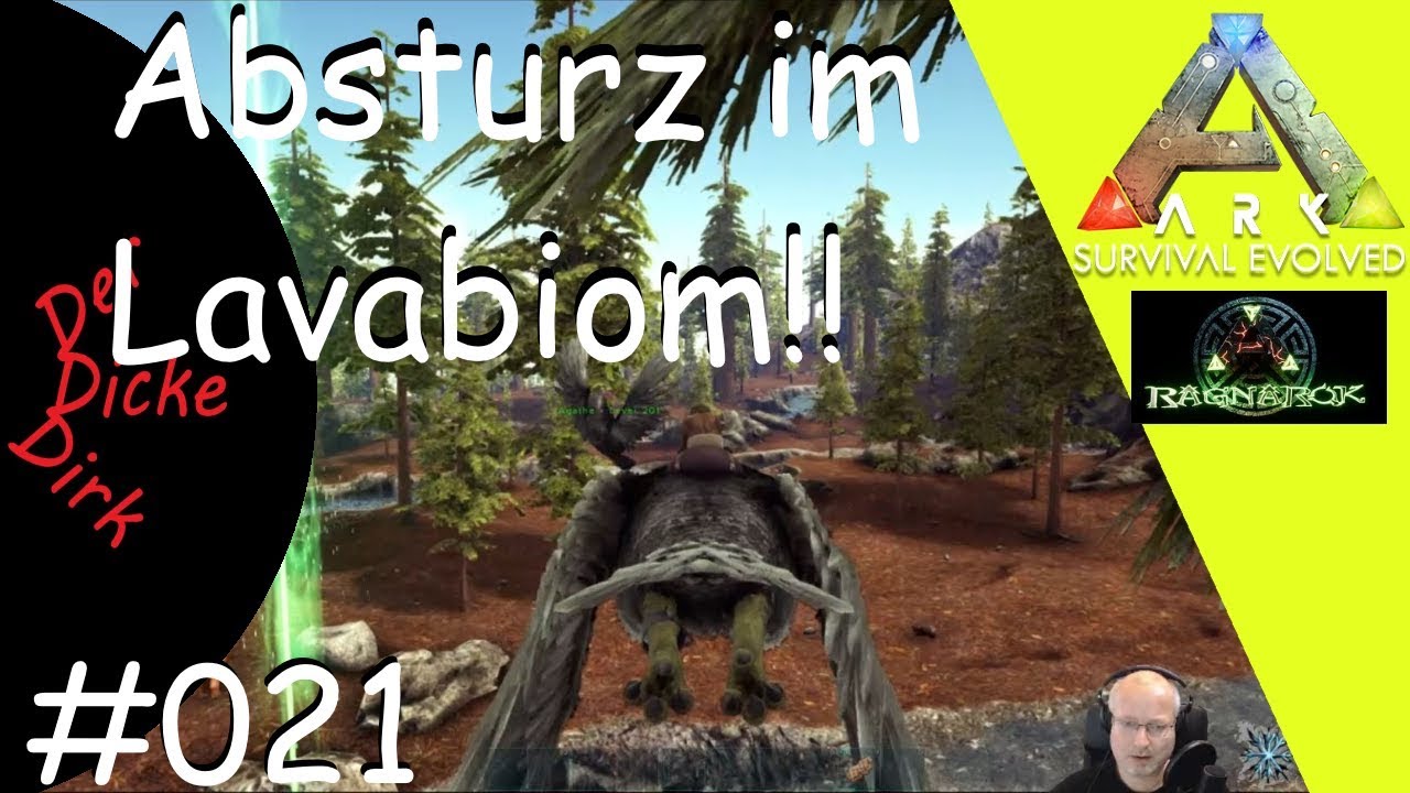 Absturz am Lava-Biom - ARK Ragnarok | 021 | Lets Play Together | Deutsch |