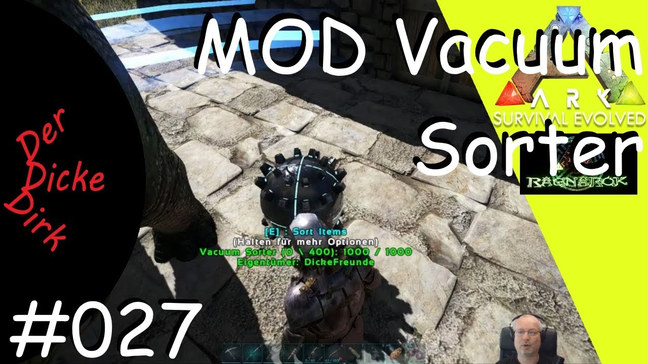 Produktionshalle gebaut - MOD Vacuum Sorter - ARK Ragnarok | 027 | Lets Play Together | Deutsch |