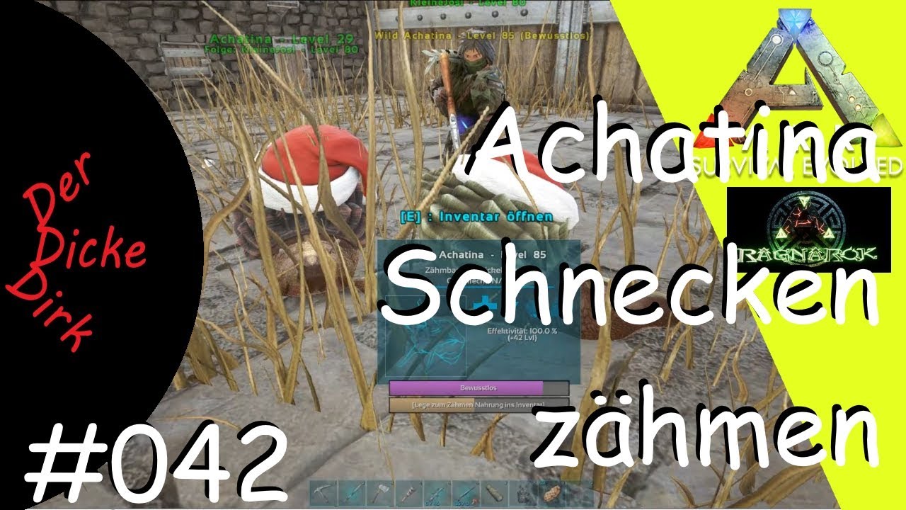 Achatina - Schnecken zähmen | 042 | ARK Ragnarok | Lets Play Together | Deutsch