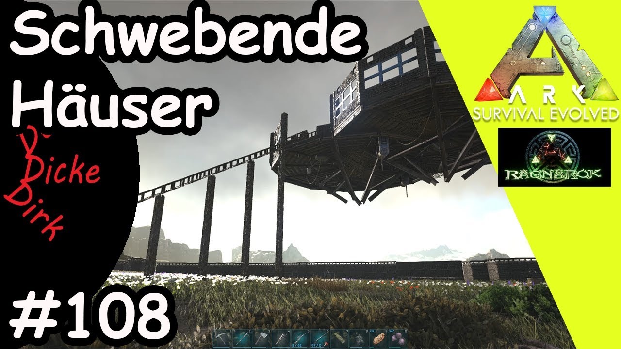 Schwebende Häuser - MOD Redwoods Anywhere entfernt | 044 | ARK Ragnarok | Lets Play Together deutsch