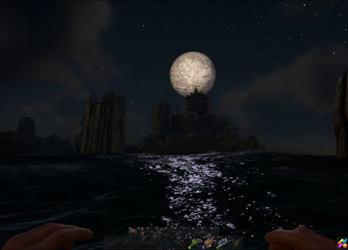 Atlas bei Nacht