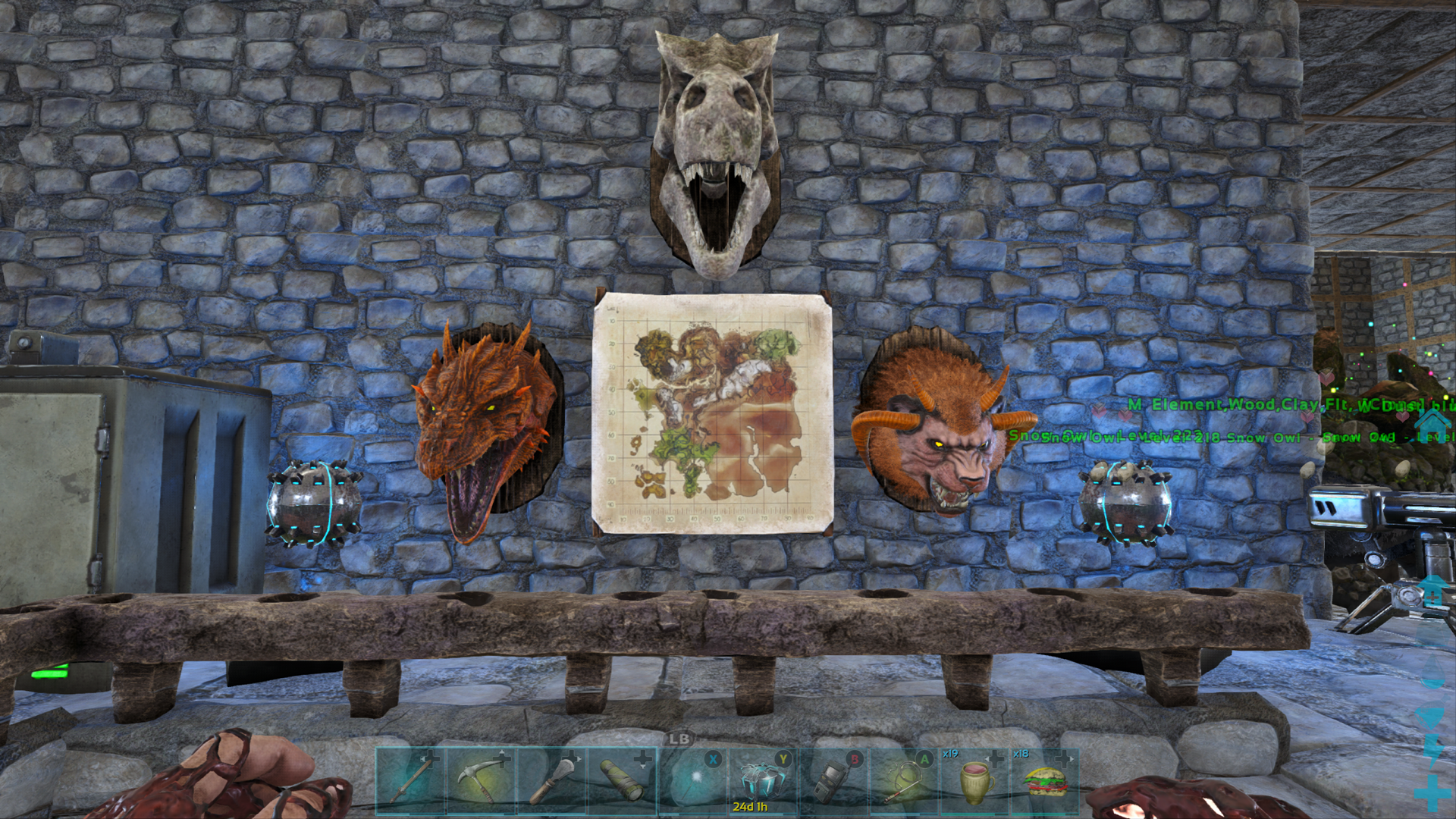 Wand Deko (Ark Offi Server)