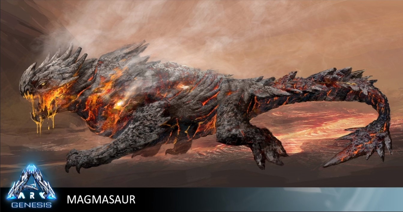 ARK Genesis Magmasaur