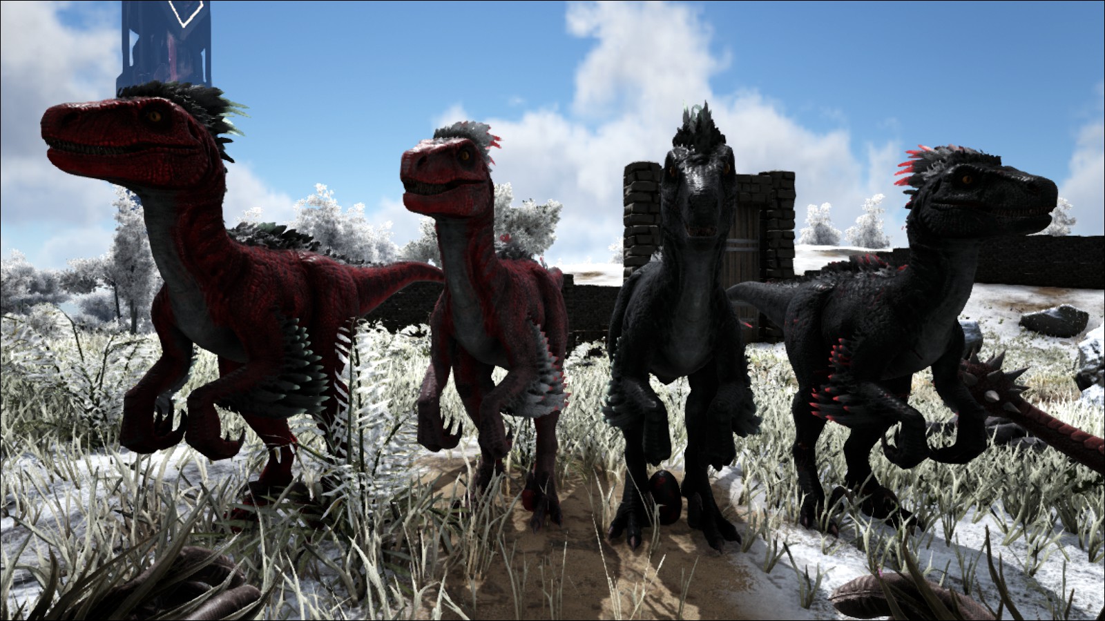 Familie Raptor sieht extrem bedrohlich aus