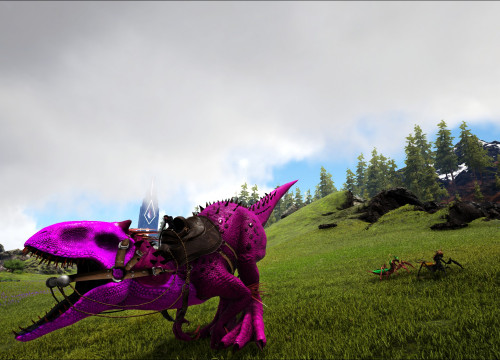 Indominus Rex in pink