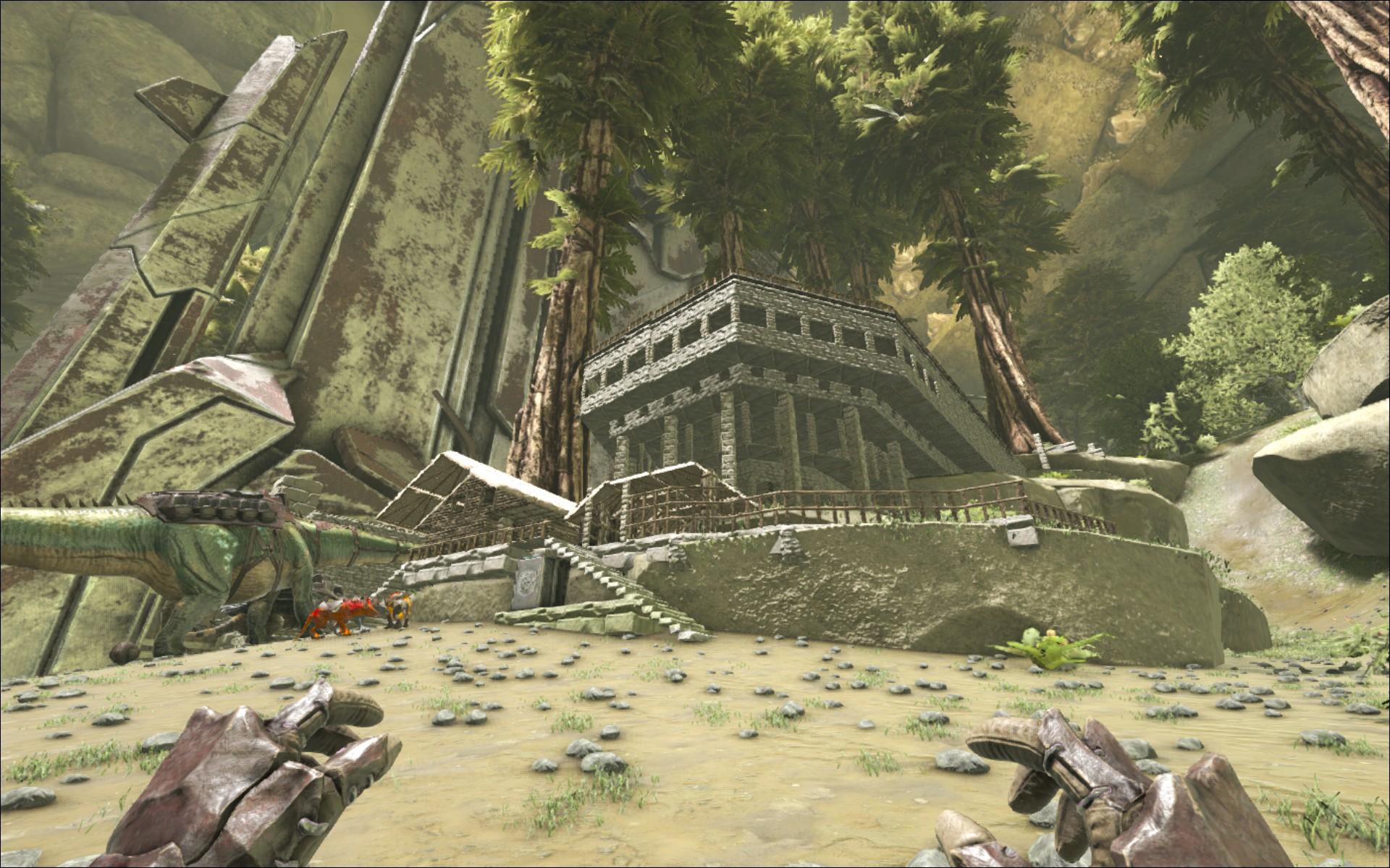 kleine Base auf Aberration Arkforum Crossplay PVE5
