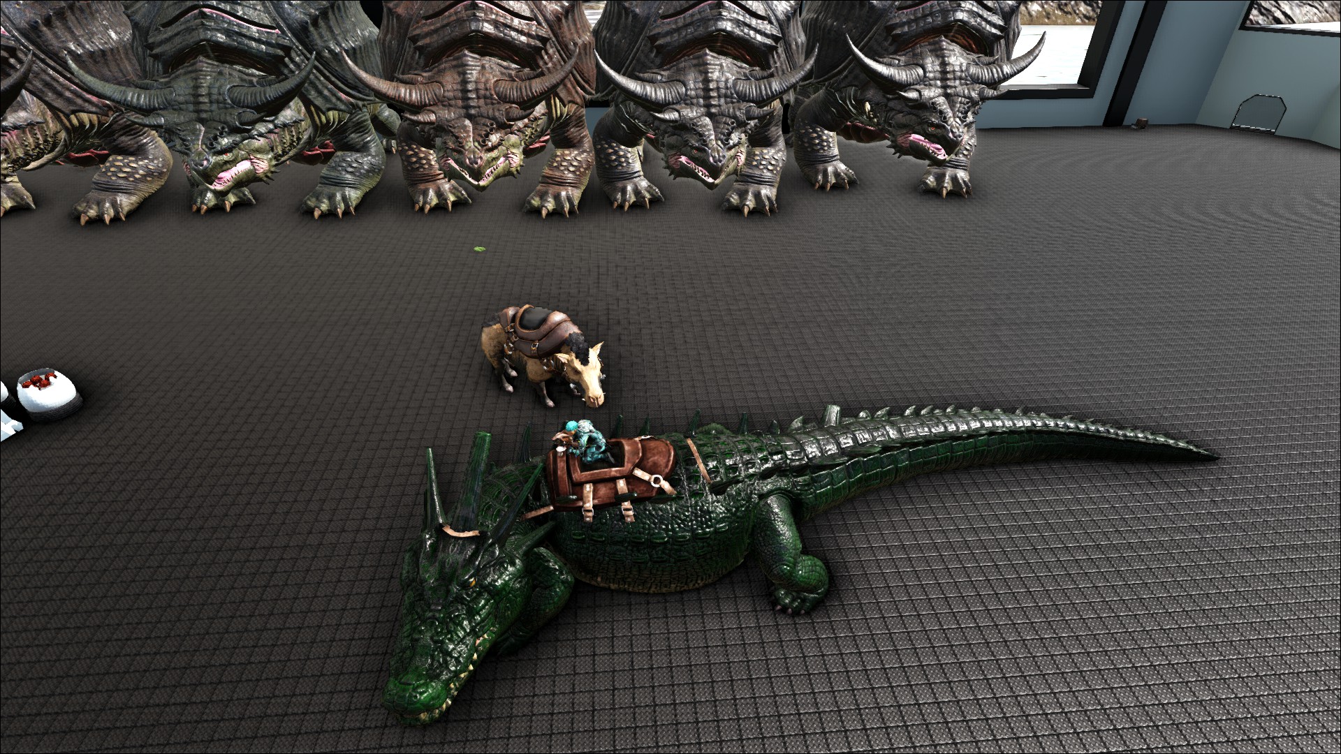 Pelargic Crocodile - schnell - stark - farmt Feuerstein