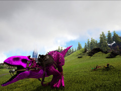 Indominus Rex in pink
