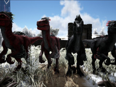 Familie Raptor sieht extrem bedrohlich aus