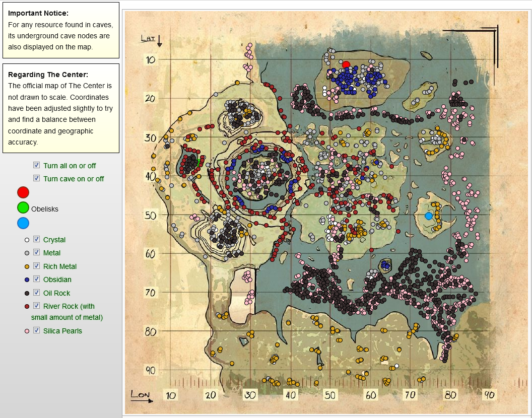 The center was attended. АРК центр карта ресурсов. АРК the Center карта ресурсов. АРК карта the Center ресурсы. Пещеры на карте центр в АРК.