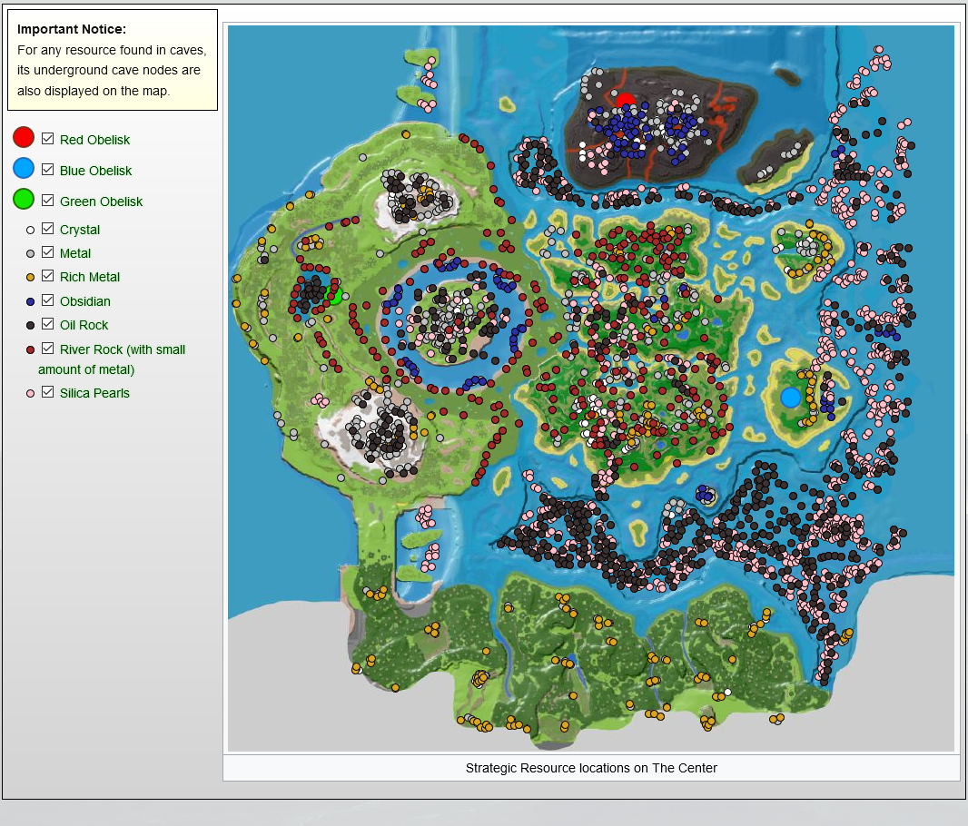 Ark Survival Evolved Crystal Isles Resource Map 最高の壁紙のアイデアdahd