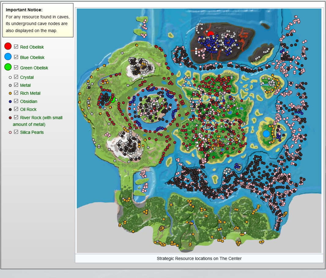 Ark The Center Resource Map Familyscopes