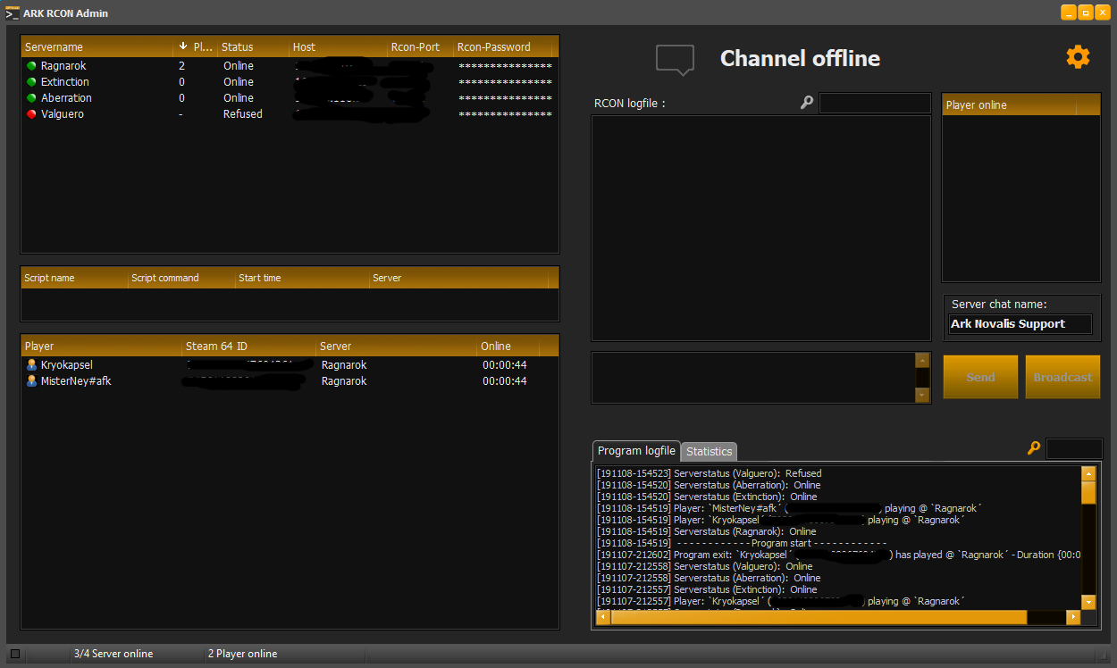 Advanced ARK RCON Tool - BattleMetrics.com - PC Server Administration - ARK  - Official Community Forums