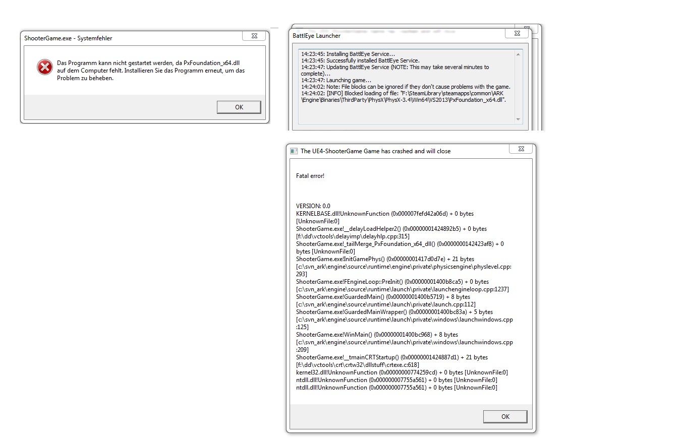 Battleye Blockt Datei Seit Gestrigem Patch Ark Fragen Probleme Diskussionen Ark Forum Atlas Forum Deutsches Forum Fur Ark Survival Evolved Atlas Mmo